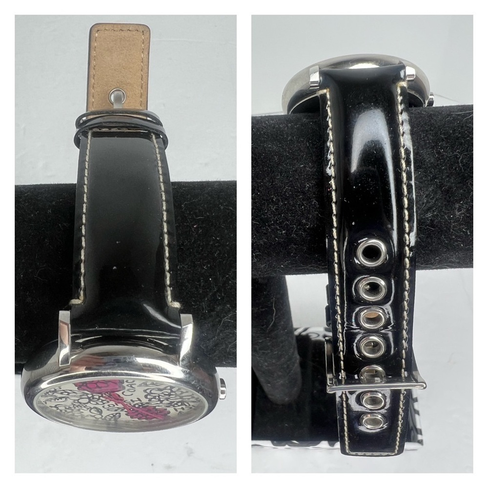 🌺 Coach Poppy Women's Watch Leather Strap 39 millimeters Quartz 14501250🌺 - Picture 8 of 10